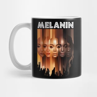 Melanin Shades Afrocentric Beauty For Women Mug